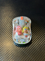 CRYBABY Wireless Mouse｜Handmade Bling Crystal Custom Design