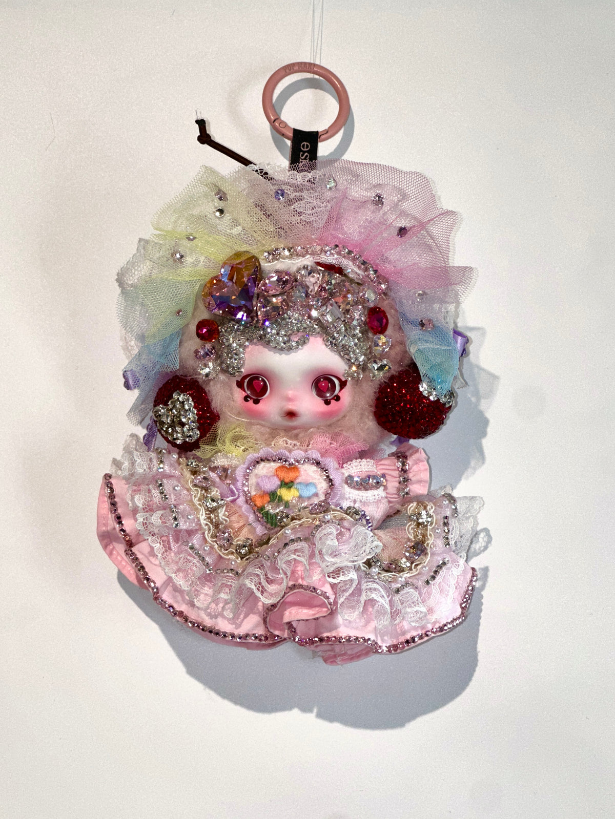 Luxury SKULLPANDA “Moldy Muffin” Doll | Swarovski Crystal Details | Premium Doll Outfit | Handmade & Customizable