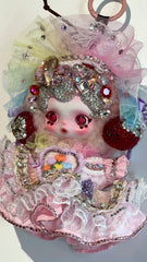 Luxury SKULLPANDA “Moldy Muffin” Doll | Swarovski Crystal Details | Premium Doll Outfit | Handmade & Customizable