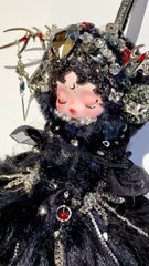 Darkness – SKULLPANDA You Found Me! Series Plush Doll Pendant（Custom Bling Edition）