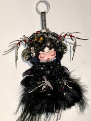 Darkness – SKULLPANDA You Found Me! Series Plush Doll Pendant（Custom Bling Edition）