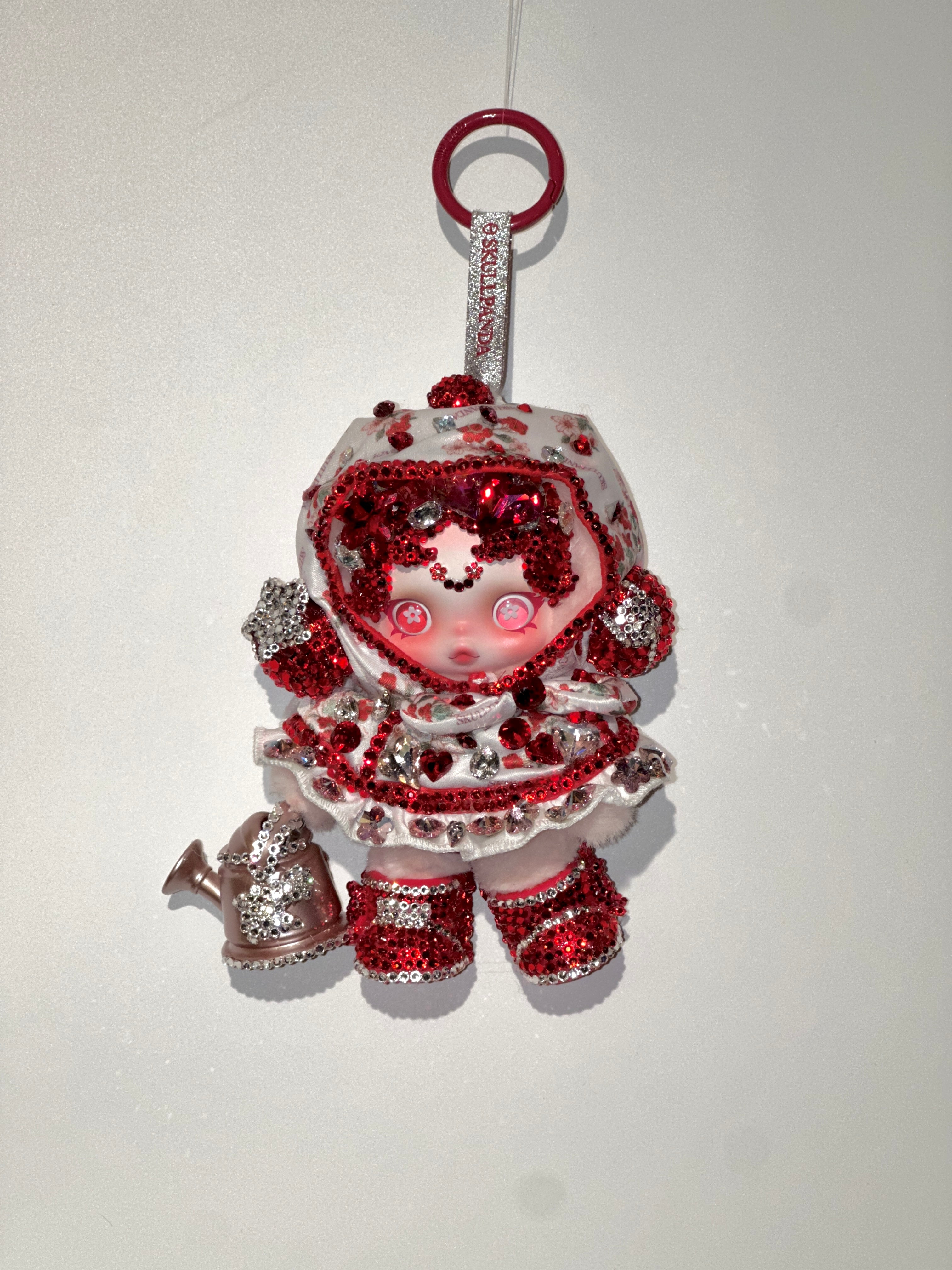 Amid Flowers Plush Doll Pendant