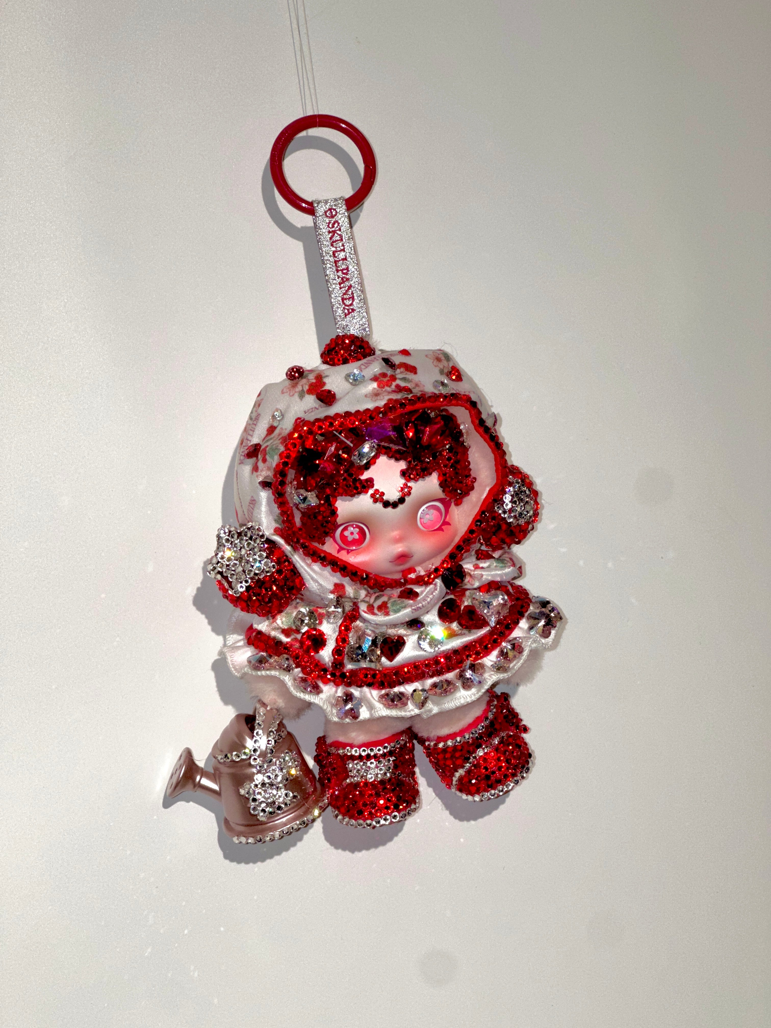 Amid Flowers Plush Doll Pendant