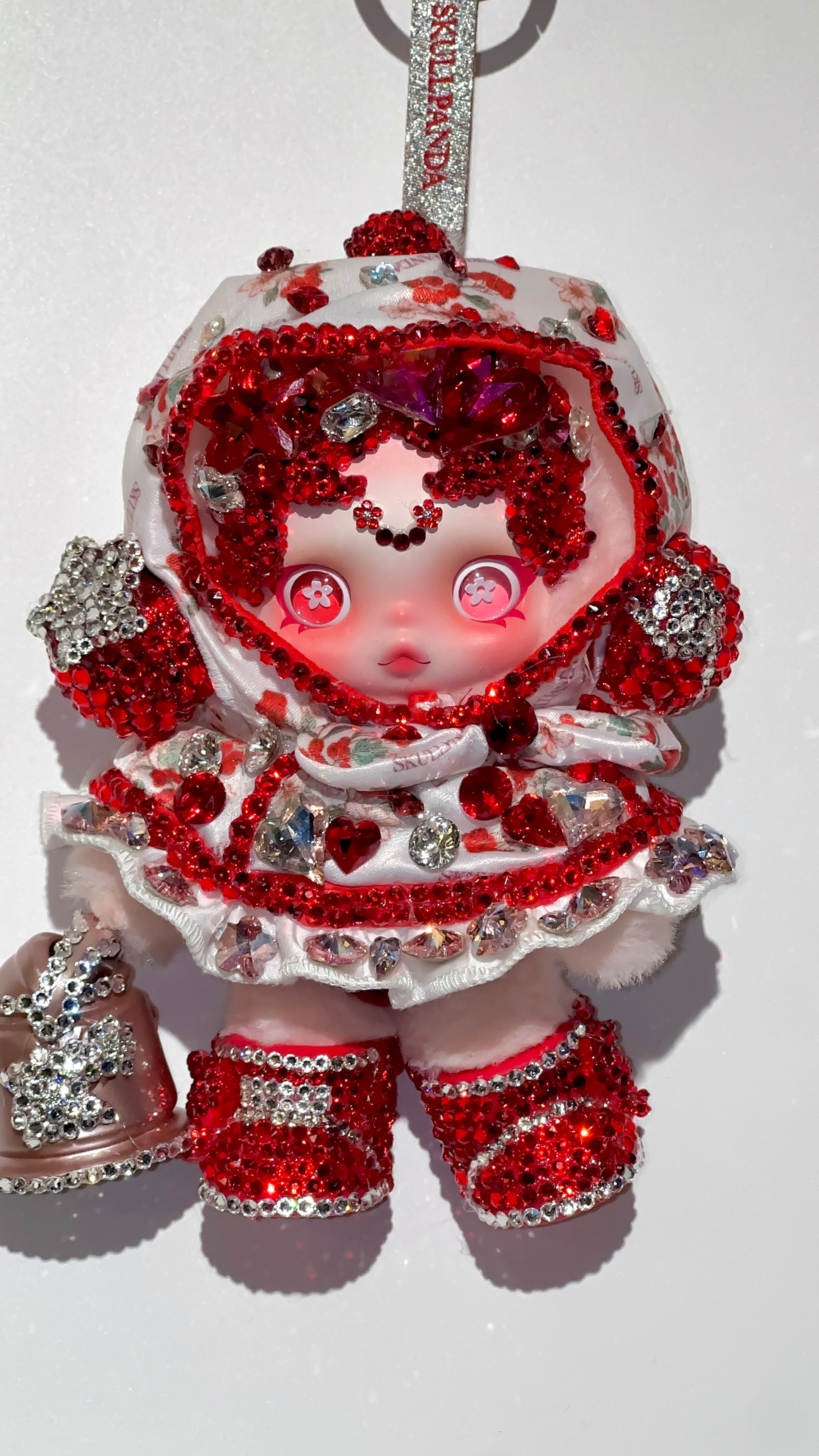 Amid Flowers Plush Doll Pendant