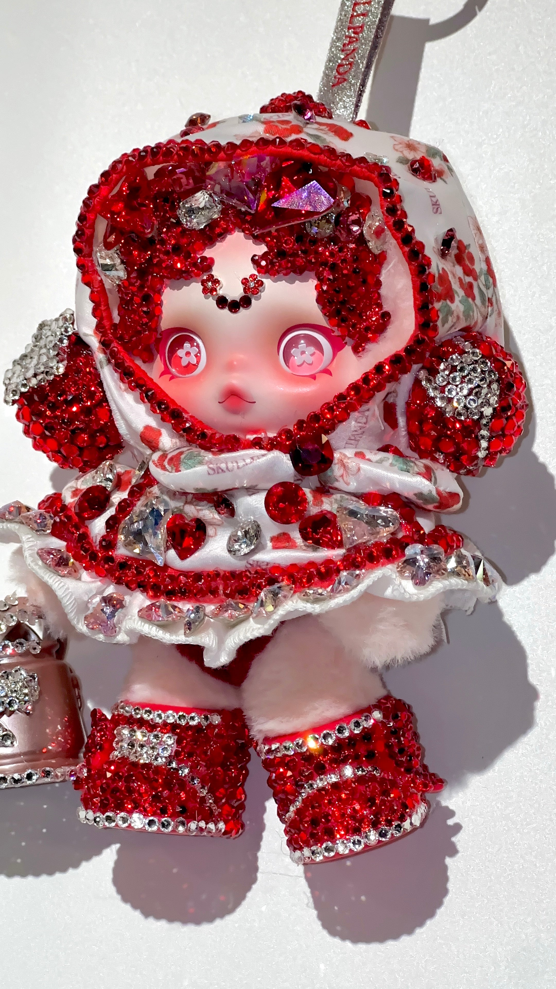 Amid Flowers Plush Doll Pendant