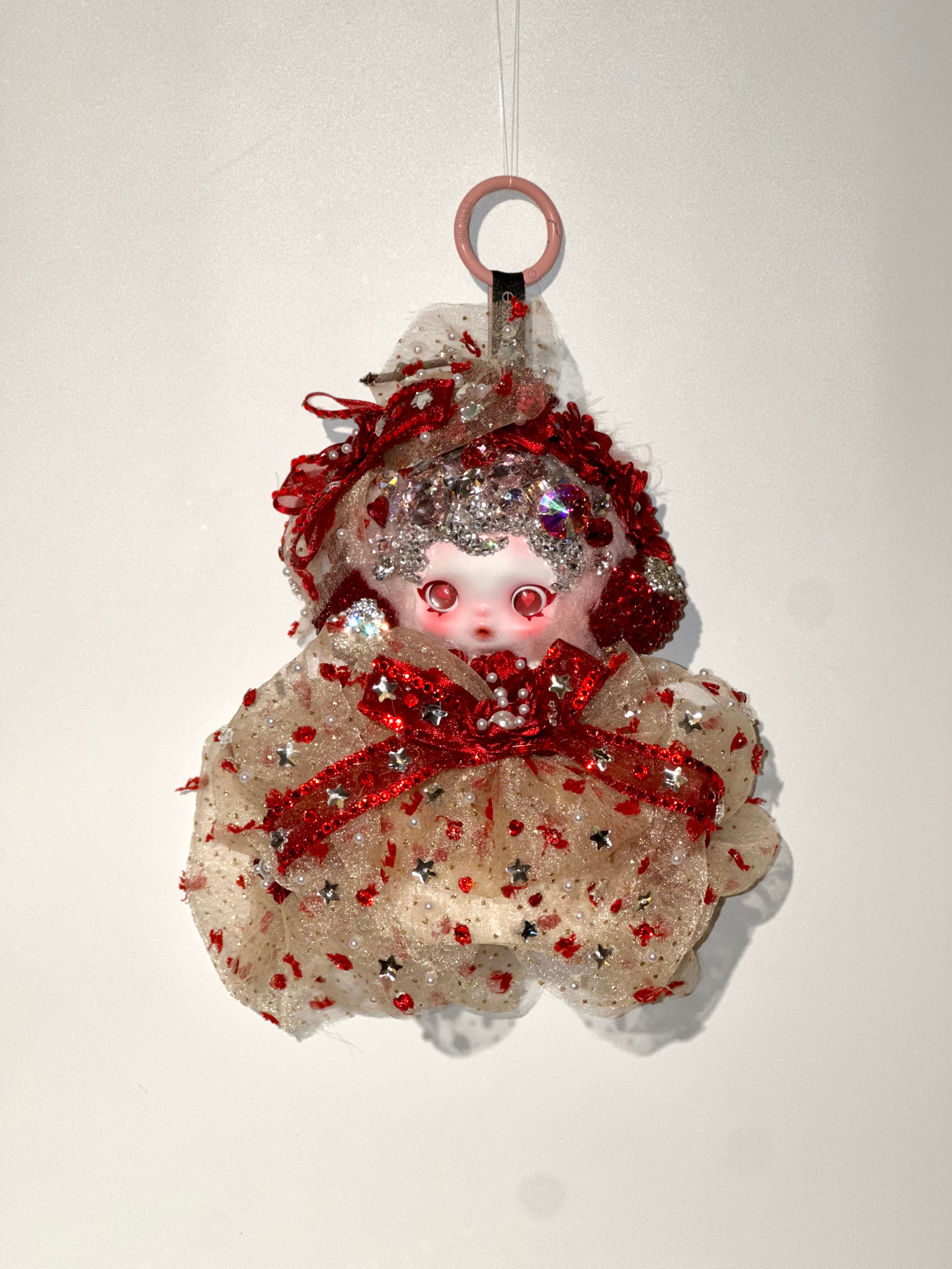 Luxury SKULLPANDA “Moldy Muffin” Doll | Swarovski Crystal Details | Premium Doll Outfit | Handmade & Customizable