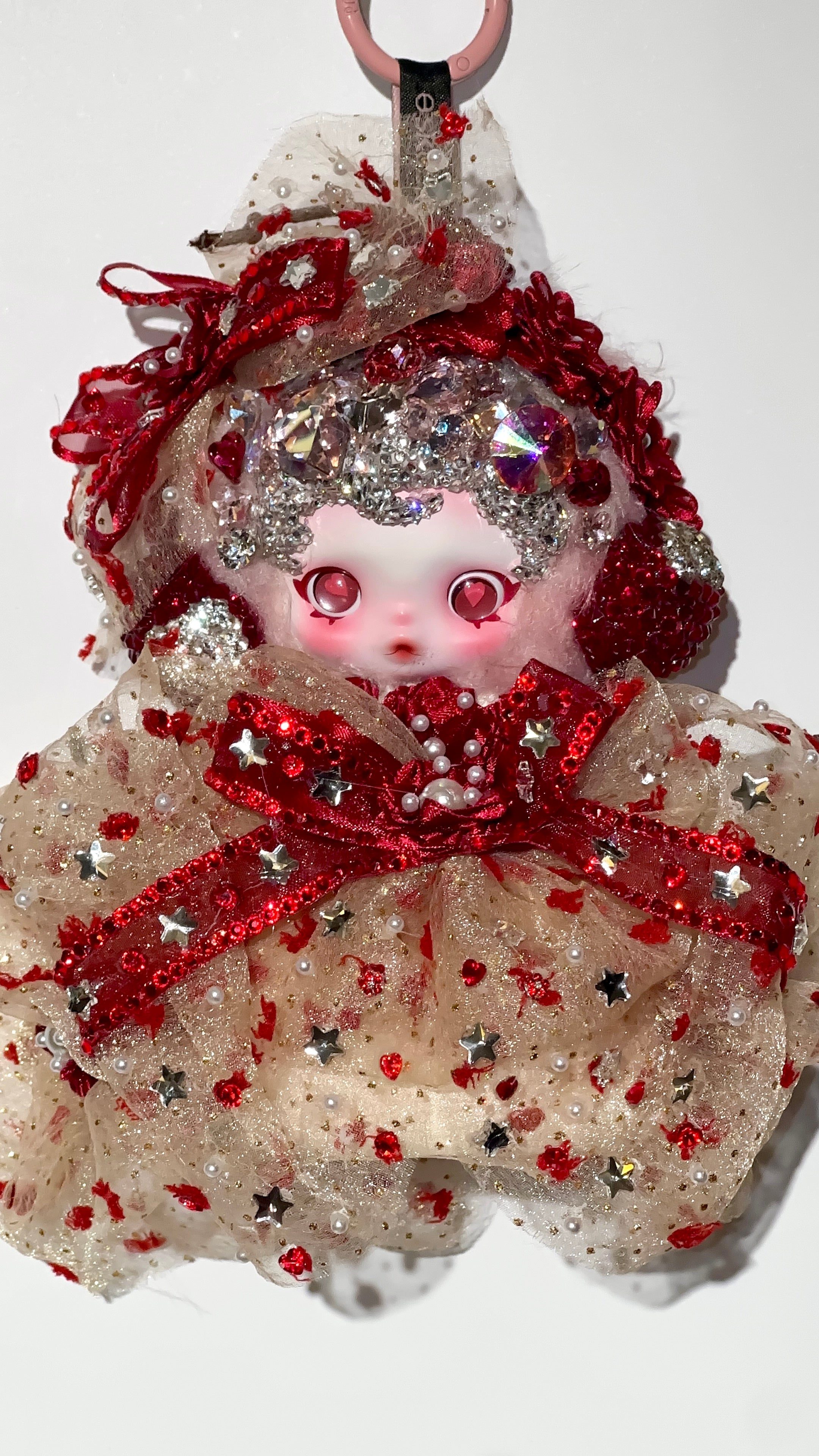 Luxury SKULLPANDA “Moldy Muffin” Doll | Swarovski Crystal Details | Premium Doll Outfit | Handmade & Customizable