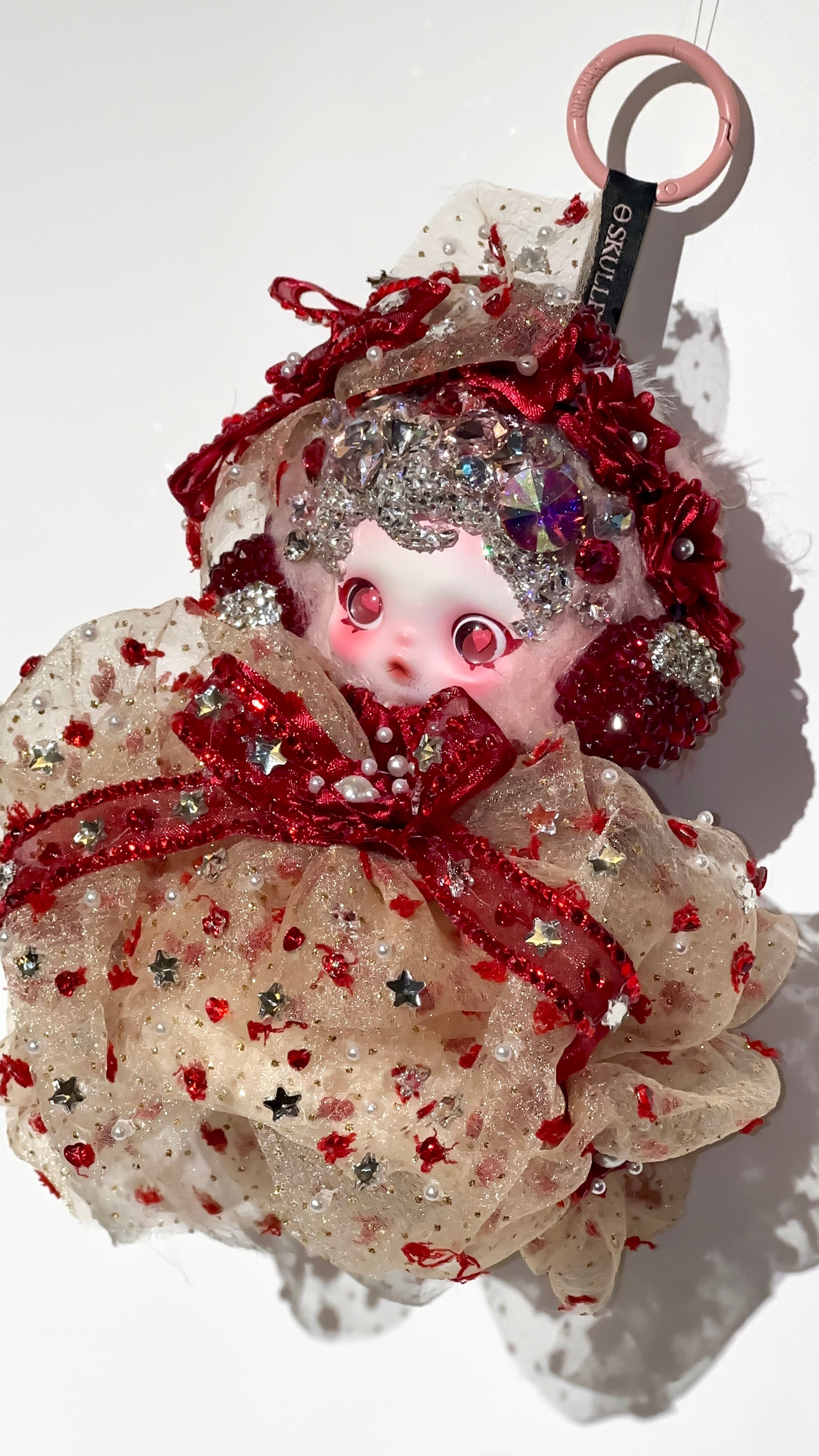 Luxury SKULLPANDA “Moldy Muffin” Doll | Swarovski Crystal Details | Premium Doll Outfit | Handmade & Customizable