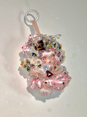 Luxury SKULLPANDA “In the Garden” Plush Doll | Swarovski Crystal Embellished | Shanghai Limited Edition | Handmade & Customizable