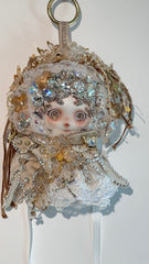 Luxury Swarovski Crystal SKULLPANDA Cage-Uncage Plush Doll | Shanghai Limited Edition | Fully Hand-Embellished | Customizable