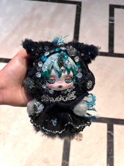 Secret Edition | Luxury Handmade Bling Skull Panda – Queen Chrysalis | My Little Pony Series | Partially Embellished with Swarovski Crystals | Customizable