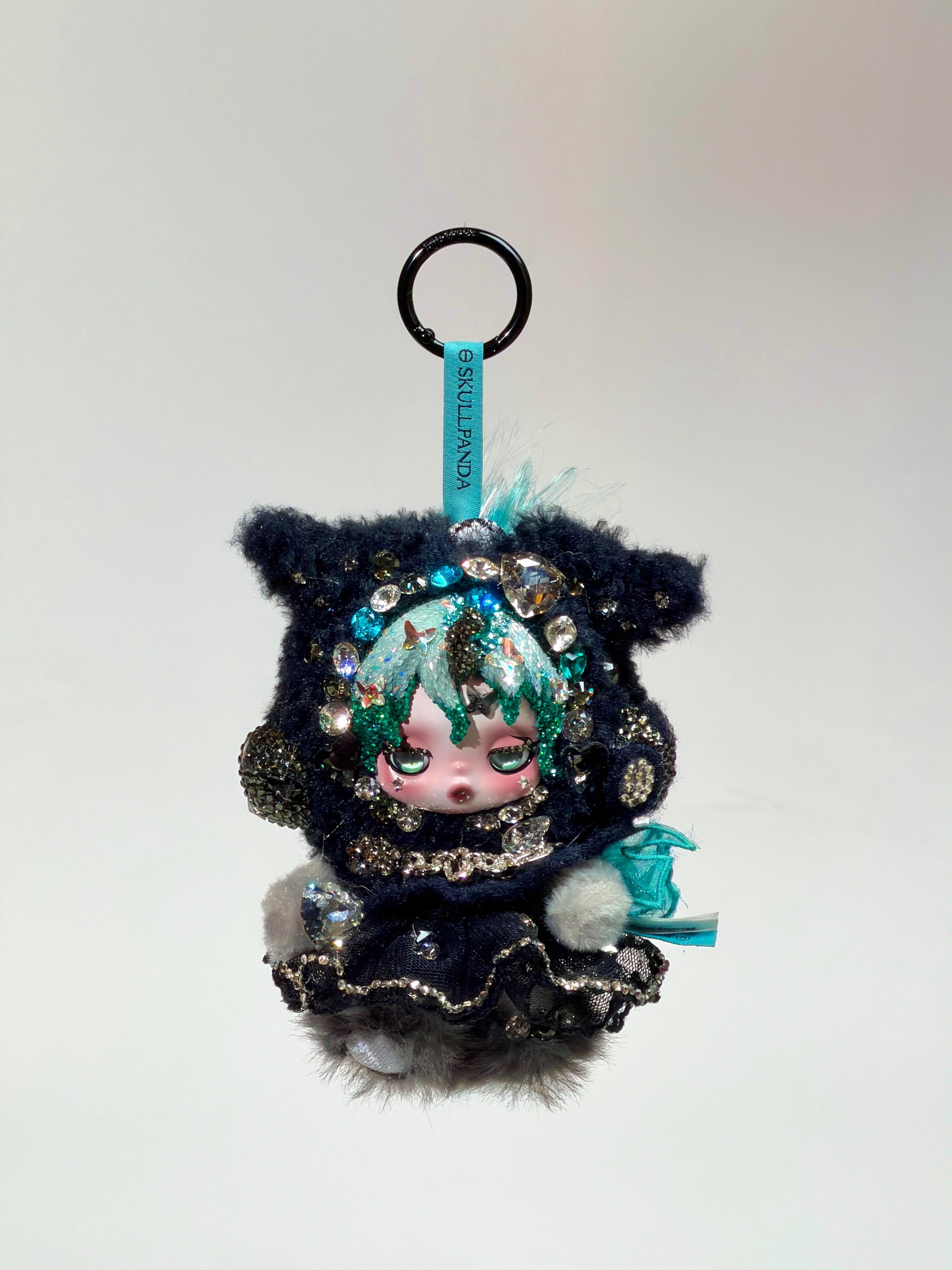 Secret Edition | Luxury Handmade Bling Skull Panda – Queen Chrysalis | My Little Pony Series | Partially Embellished with Swarovski Crystals | Customizable