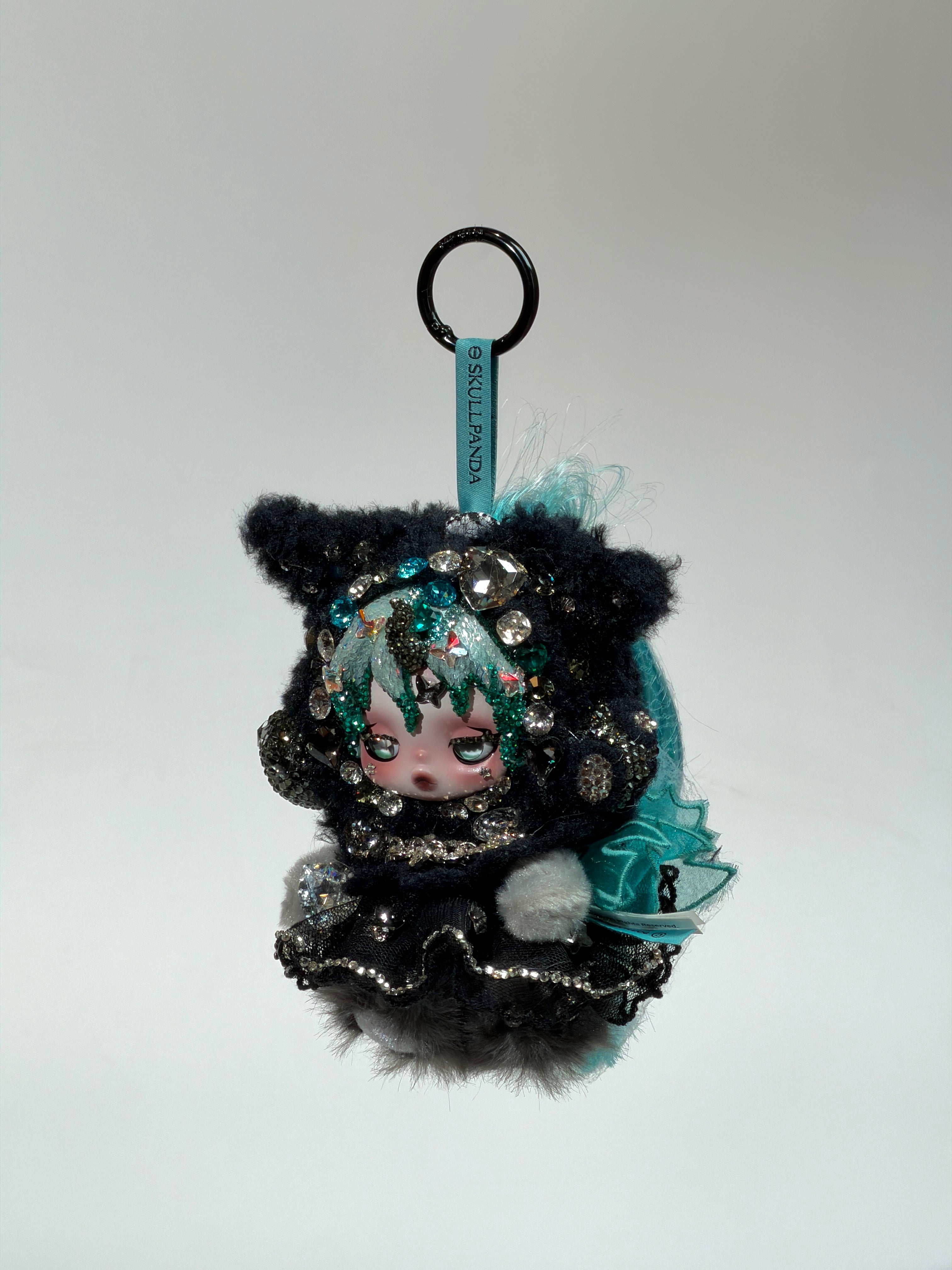 Secret Edition | Luxury Handmade Bling Skull Panda – Queen Chrysalis | My Little Pony Series | Partially Embellished with Swarovski Crystals | Customizable