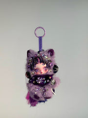 Luxury Handmade Bling Skull Panda – Twilight Sparkle | My Little Pony Series | Partially Embellished with Swarovski Crystals | Customizable