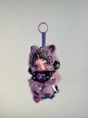 Luxury Handmade Bling Skull Panda – Twilight Sparkle | My Little Pony Series | Partially Embellished with Swarovski Crystals | Customizable