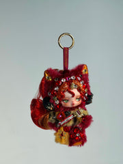 Secret Edition | Luxury Handmade Bling Skull Panda – Sunset Shimmer | My Little Pony Series | Partially Embellished with Swarovski Crystals | Customizable