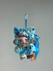 Luxury Handmade Bling Skull Panda – Rainbow Dash | My Little Pony Series | Partially Embellished with Swarovski Crystals | Customizable