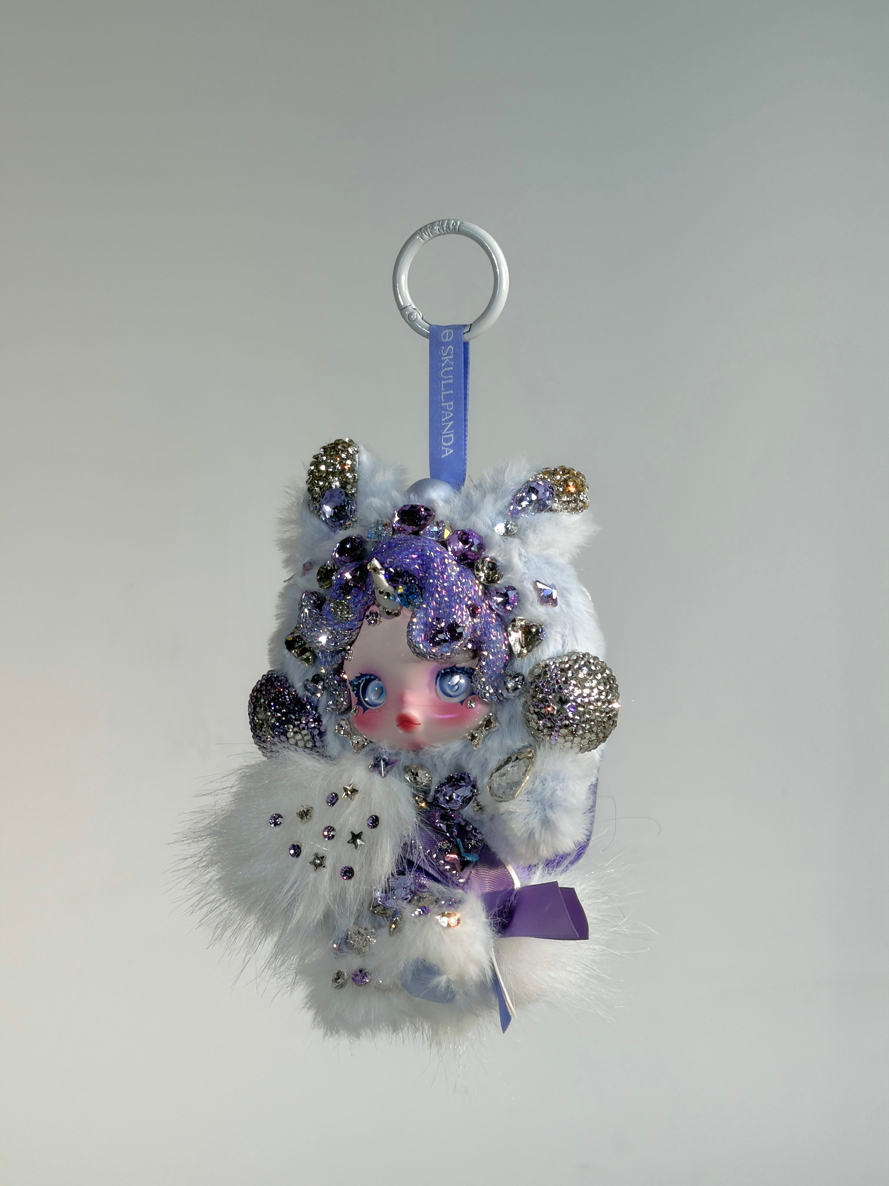 Luxury Handmade Bling Skull Panda – Rarity | My Little Pony Series | Partially Embellished with Swarovski Crystals | Customizable