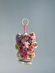 Luxury Handmade Bling Skull Panda – Fluttershy | My Little Pony Series | Partially Embellished with Swarovski Crystals | Customizable