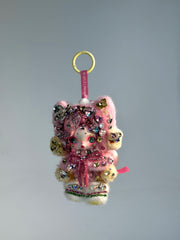 Luxury Handmade Bling Skull Panda – Fluttershy | My Little Pony Series | Partially Embellished with Swarovski Crystals | Customizable