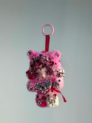 Luxury Handmade Bling Skull Panda – Pinkie Pie | My Little Pony Series | Partially Embellished with Swarovski Crystals | Customizable