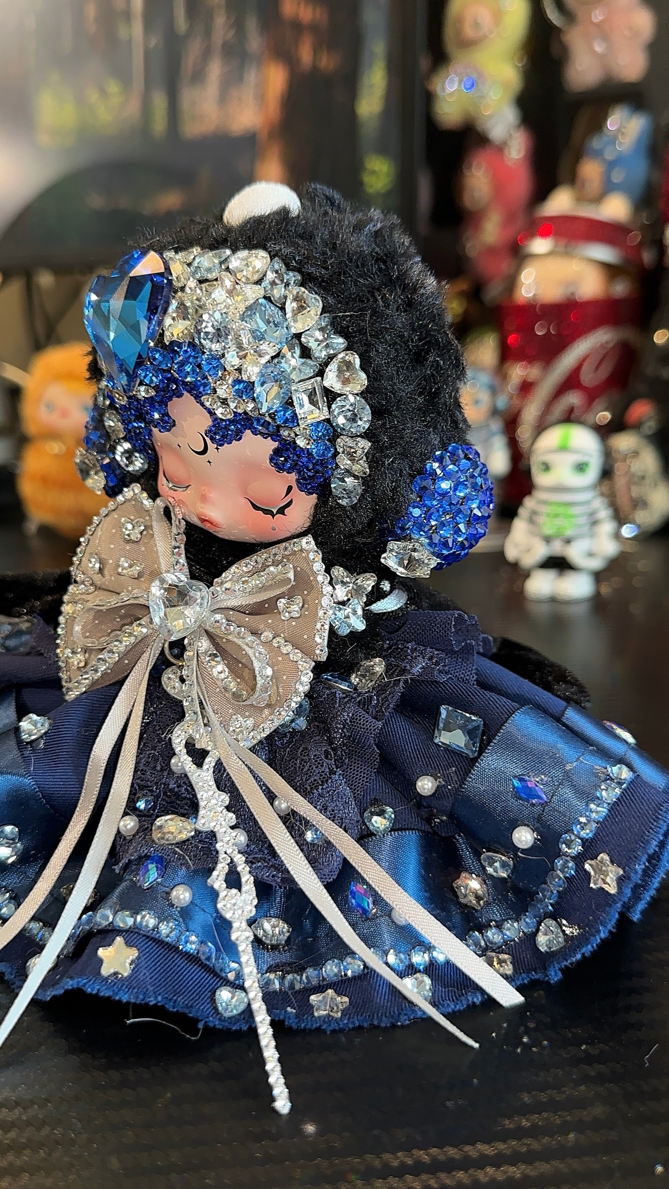Darkness – Hand-Crystallized Collectible Doll