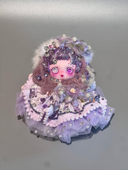 Luxury SKULLPANDA “Ratty Bear” Doll | Swarovski Crystal Details | Premium Doll Outfit | Handmade & Customizable