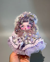 Luxury SKULLPANDA “Ratty Bear” Doll | Swarovski Crystal Details | Premium Doll Outfit | Handmade & Customizable
