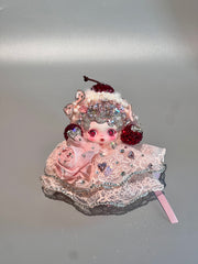 Luxury SKULLPANDA “Moldy Muffin” Doll | Swarovski Crystal Details | Premium Doll Outfit | Handmade & Customizable