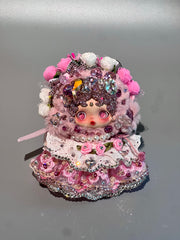 Luxury SKULLPANDA “Windflower” Doll | Swarovski Crystal Details | Premium Doll Outfit | Handmade & Customizable