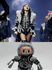 Sesame Bean × Ladygaga – THE MONSTERS Exciting Macaron Vinyl Face (Custom Bling Edition)