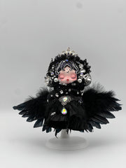 Darkness – SKULLPANDA You Found Me! Series Plush Doll Pendant（Custom Bling Edition）
