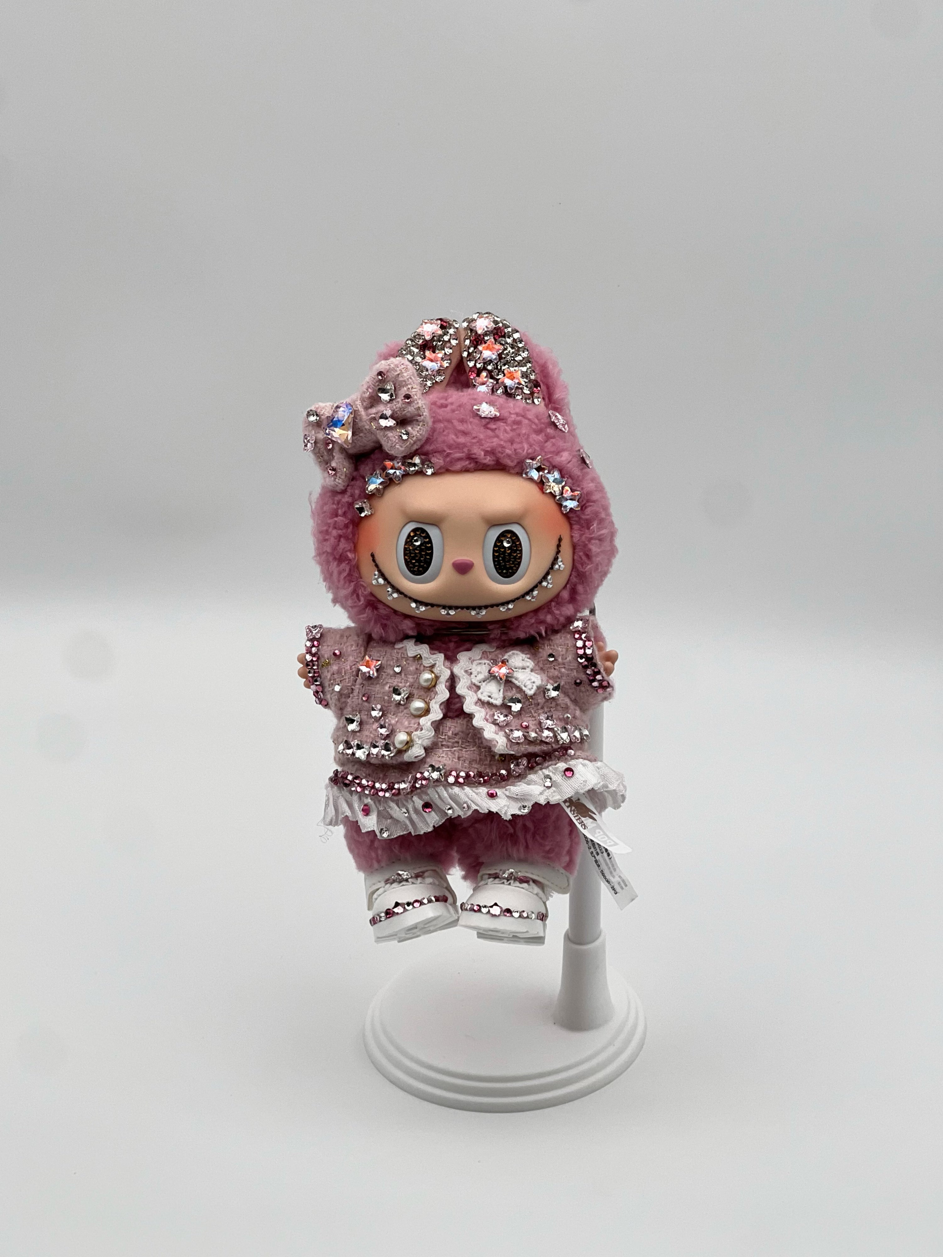 Lychee Berry-THE MONSTERS Exciting Macaron Vinyl Face (Custom Bling Edition)