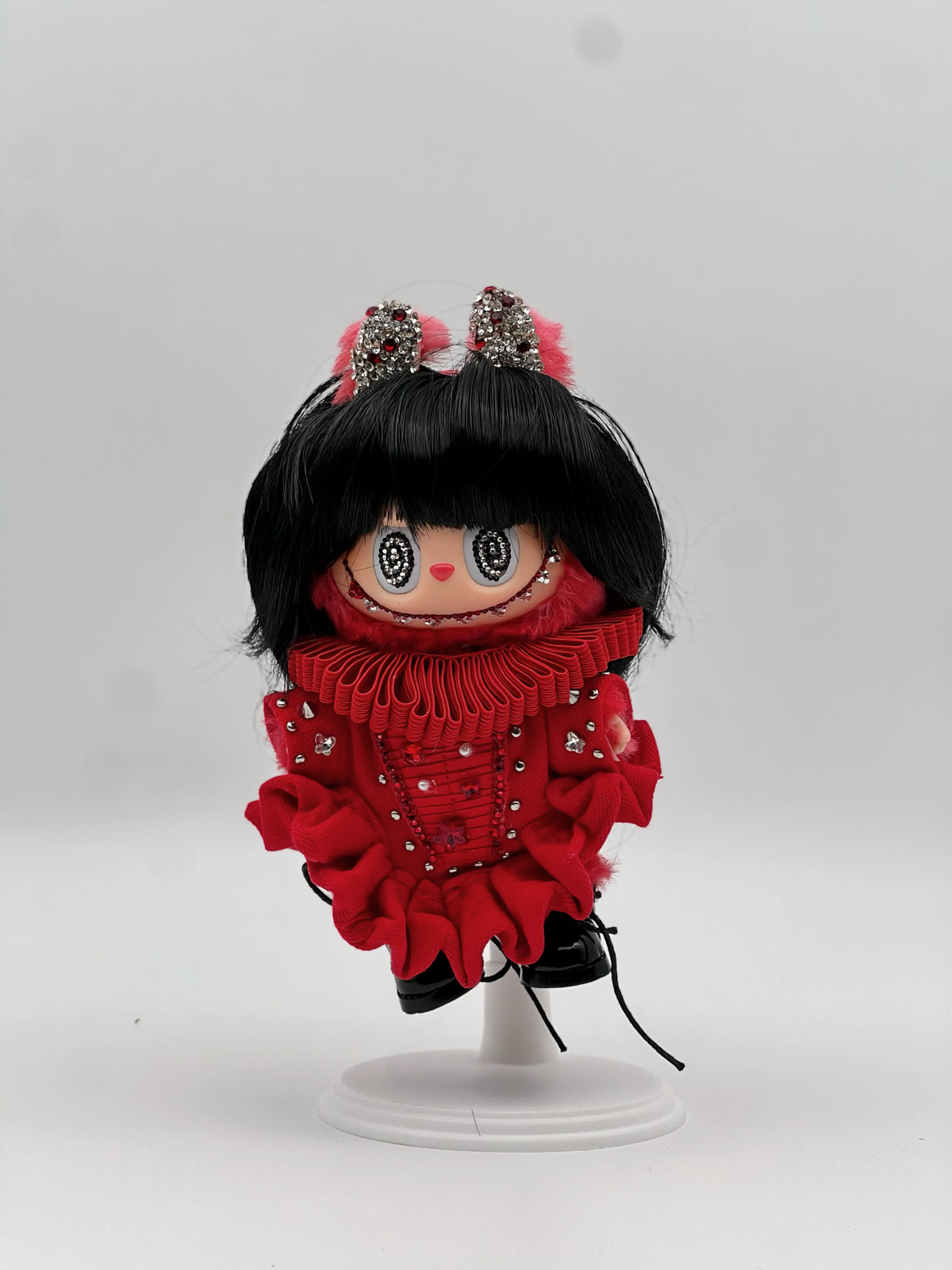 love× LadyGagacrossover design from THE MONSTERS Macaron series. Custom bling edition handcrafted by Xixi Bling Panda. Cute, rare, and collectible.