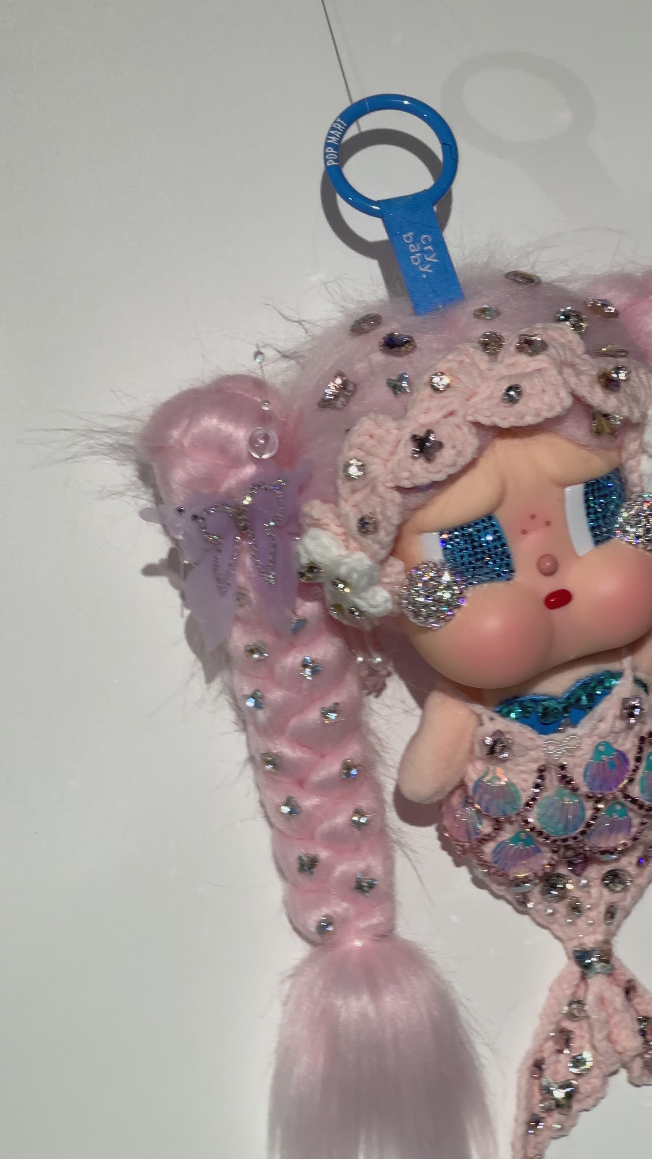 Authentic CRYBABY SUNBATHING – Luxury Crystal Hair Edition