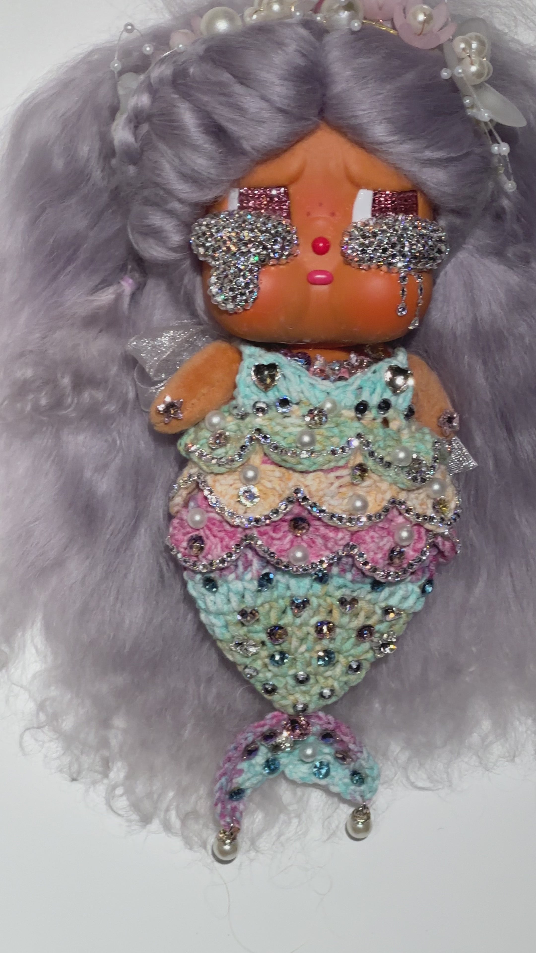 Authentic CRYBABY FULL SAIL – Luxury Crystal Hair Edition